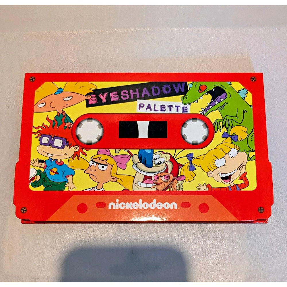 Nickelodeon Shimmer Eyeshadow Palette Rugrats Ren & Stimpy 12 colors with brush